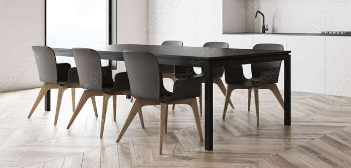 Ceramic dining tables: The robust family tables